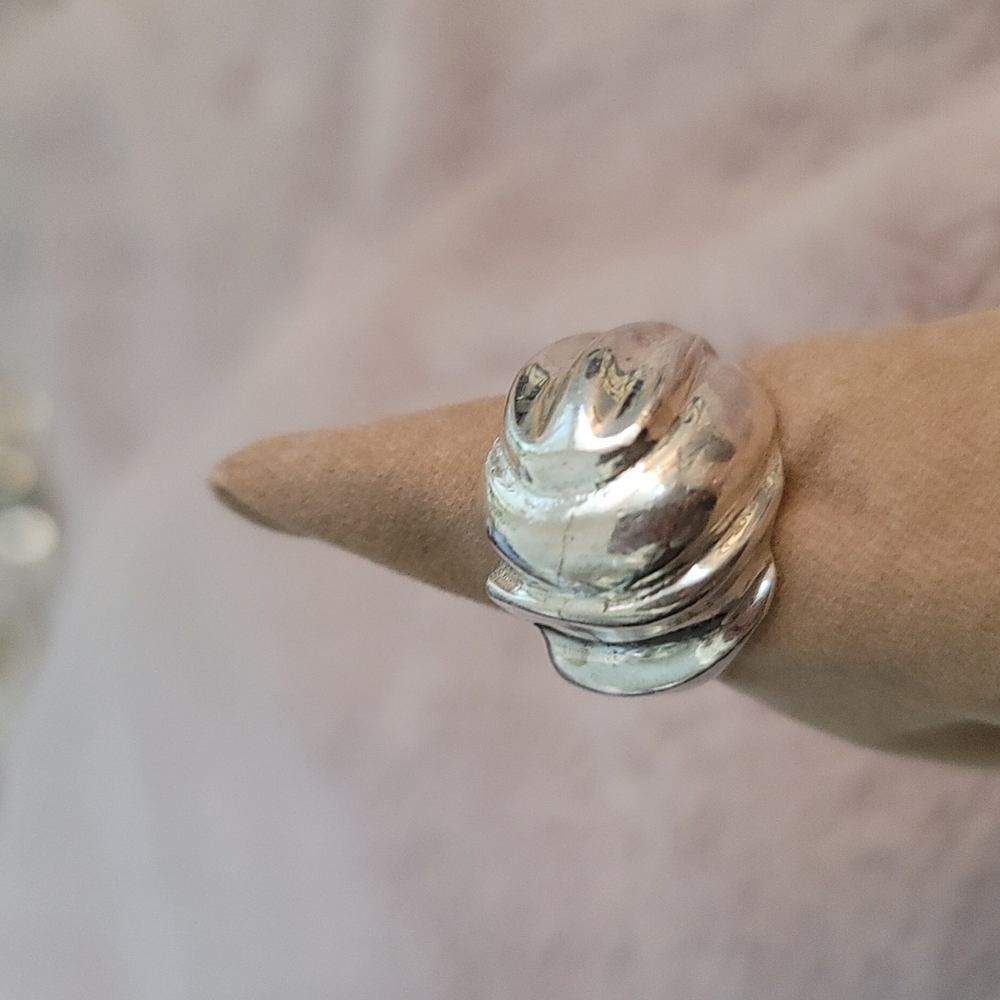 Bold Dome Sterling Silver Ring - image 1